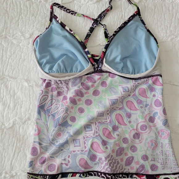 Athleta Underwire Crossover Tankini 2 Piece Set EUC 3 (36C/36D/34DD) - Picture 12 of 15